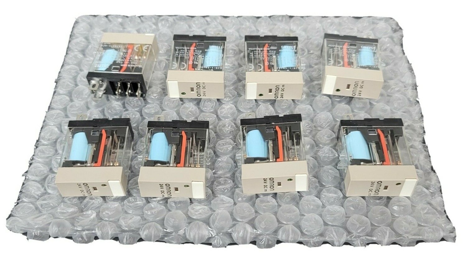 Used LOT OF 8 NEW OMRON G2R-1-SN-24VDC RELAYS G2R-1-SN