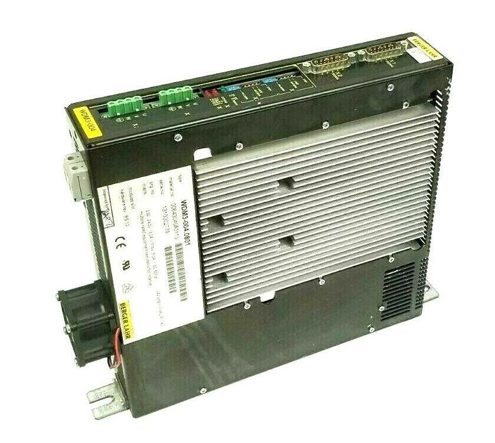 Used SIG POSITEC BERGER LAHR WDM3-004.0801 REV. RS 10 SERVO DRIVE WDM30040801