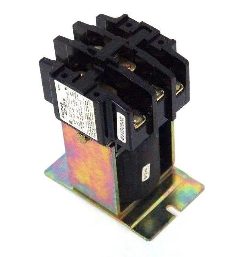 Used NIB FURNAS 42BE35AW MAGNETIC CONTACTOR 3 POLE, FL 30 RES 40, 250VDC