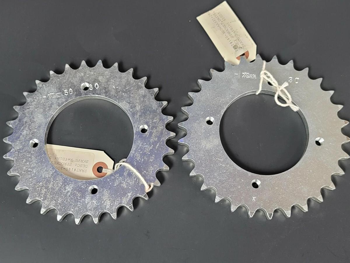Used LOT OF 2 NEW MARTIN 50-30 SINGLE ROW SPROCKETS 5030 30TEETH