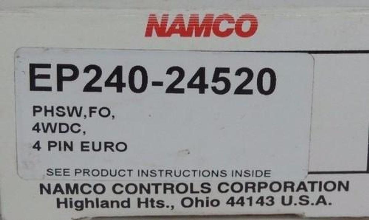 Used NIB NAMCO EP240-24520 PHOTOELECTRIC SENSOR PHSW-FO-4WDC-4PIN