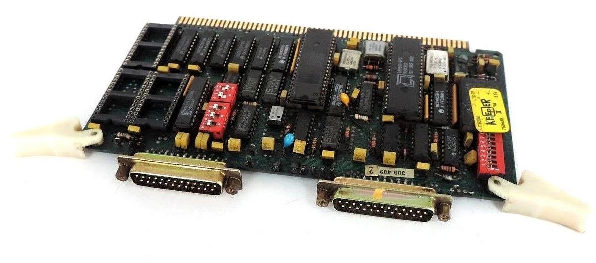 Used UNICO INC. 309-482 CPU SERIAL INTERFACE MODULE 400-075 REV 2 309482