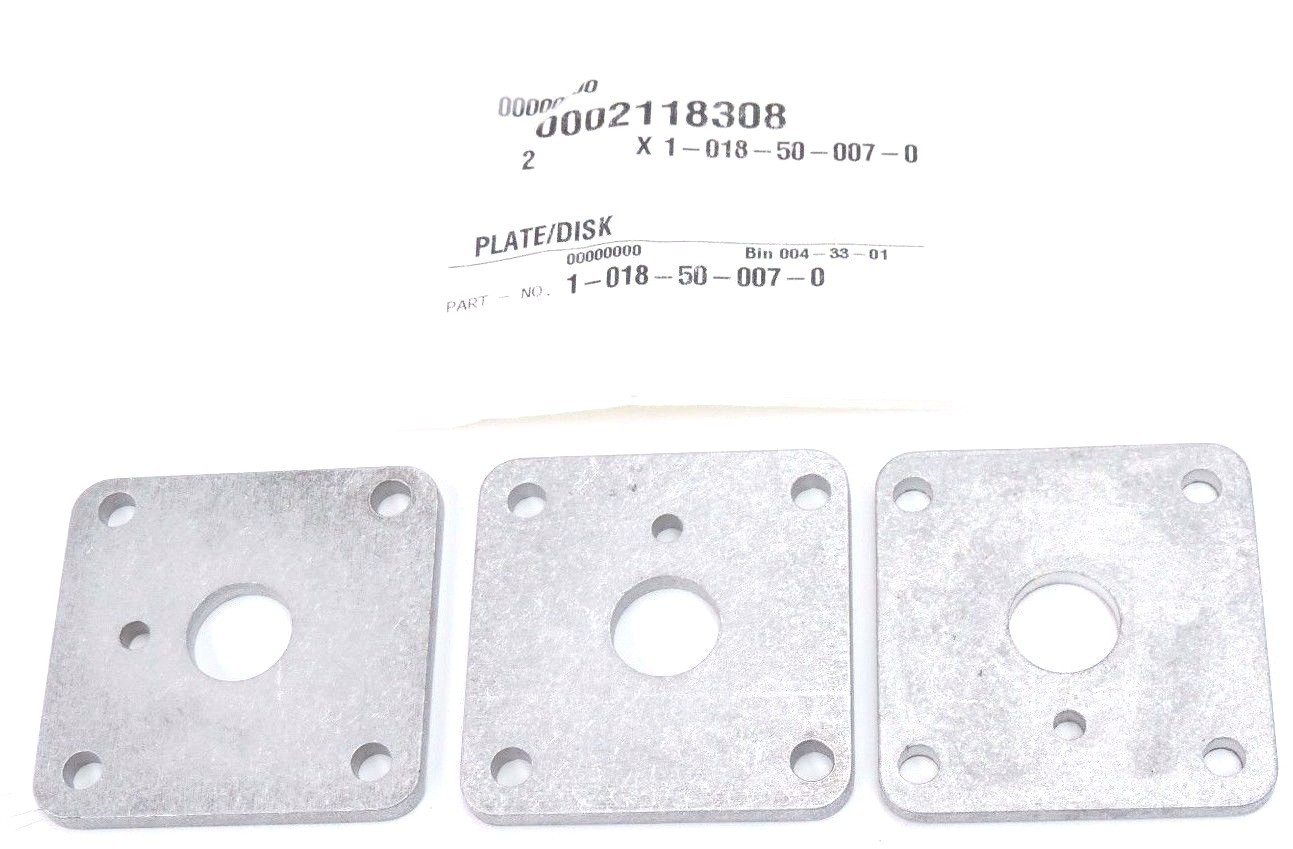 Used LOT OF 3 NEW KRONES 1-018-50-007-0 PLATES 1018500070