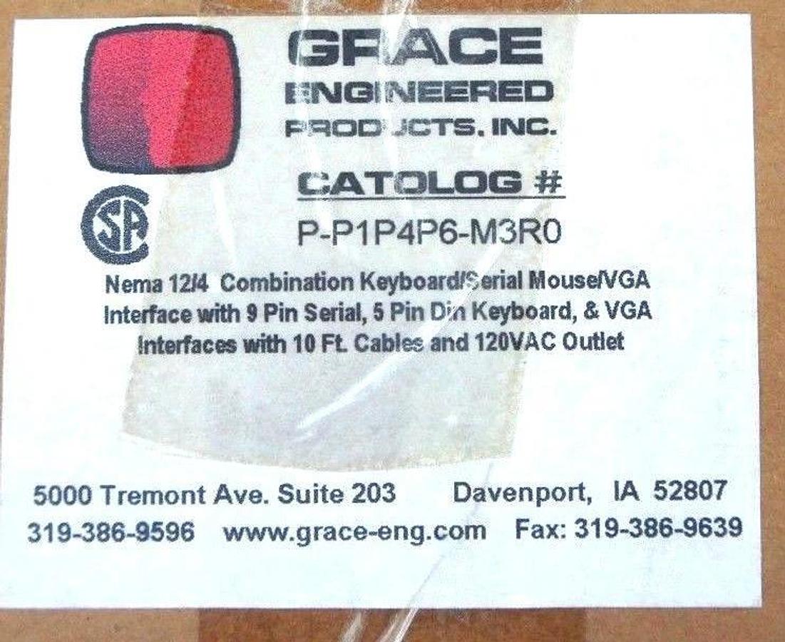 Used NIB GRACE ENGINEERED P-P1P4P6-M3R0 COMPUTER PORT COMBINATION INTERFACE