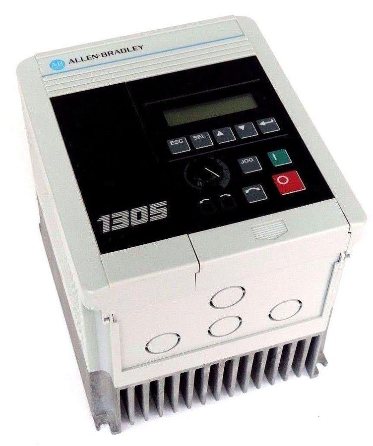 Used REPAIRED ALLEN BRADLEY 1305-BA03A AC DRIVE SER C 1305BA03A W/ 1201-HA1 TERMINAL