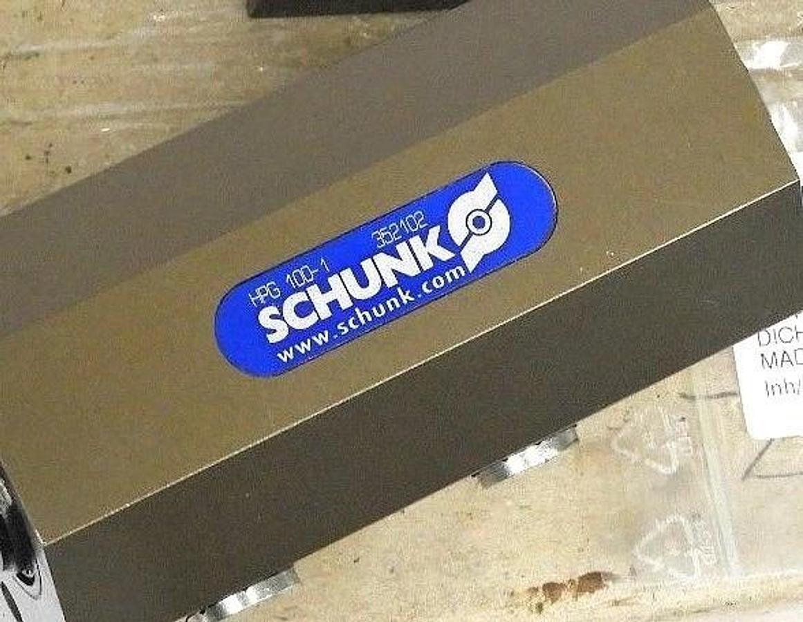 Used SCHUNK HPG 100-1 PARALLEL GRIPPER 352102, HPG1001