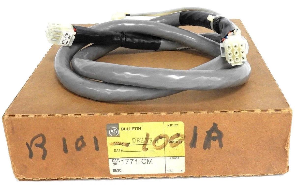 NIB ALLEN BRADLEY 1771-CM CHASSIS CABLE FOR P1 POWER SUPPLY 1771CM