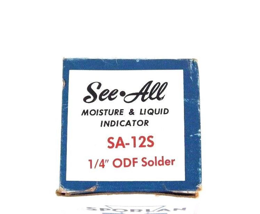 NIB SPORLAN SA-12S MOISTURE & LIQUID INDICATOR 1/4" ODF SOLDER