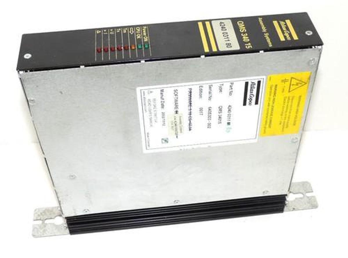 Used ATLAS COPCO 4240-0311-80 SERVO CONTROLLER QMS-340-15, 4240031180, QMS34015
