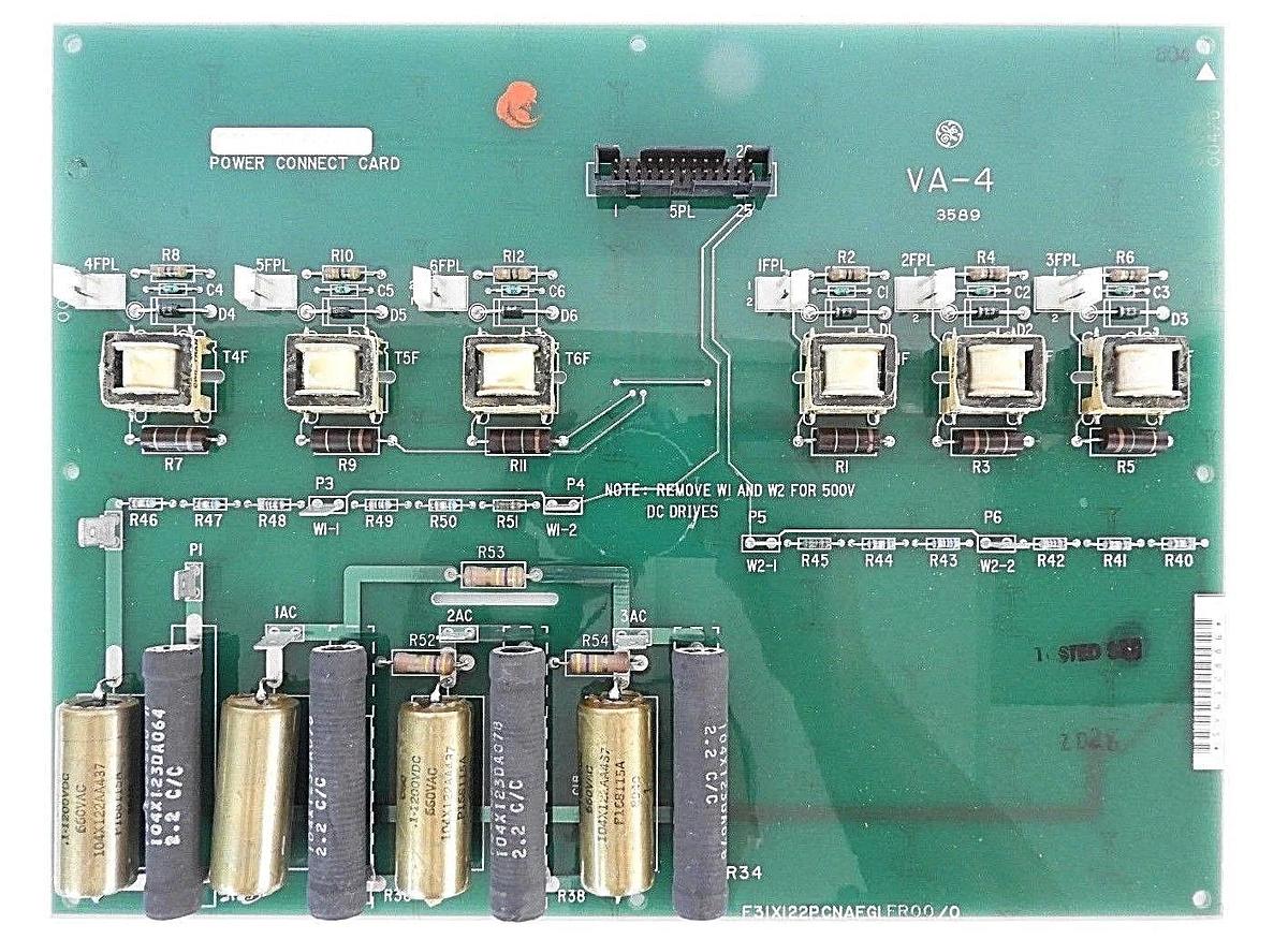 Used GENERAL ELECTRIC 531X122PCNAJG1 POWER CONNECT CARD