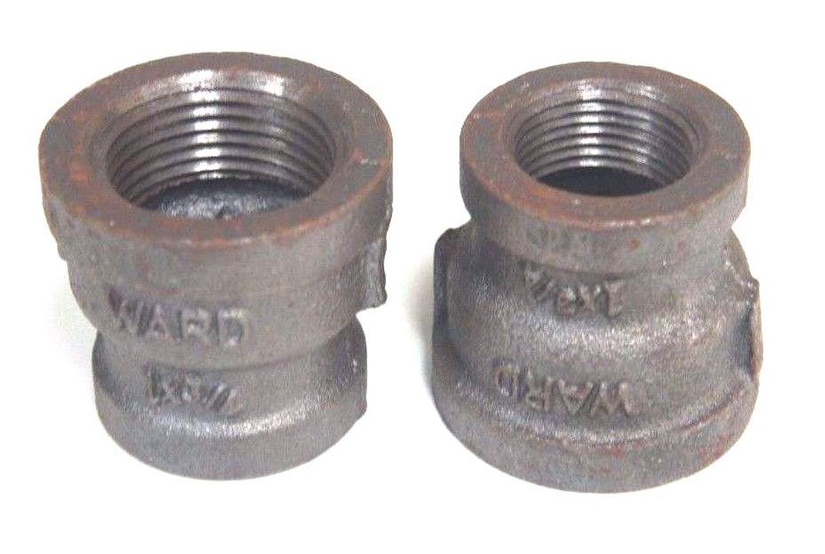 Used LOT OF 11 NEW WARD 1X3/4 BLK MI CPLG 1" X 3/4" BLACK PIPE REDUCER COUPLINGS