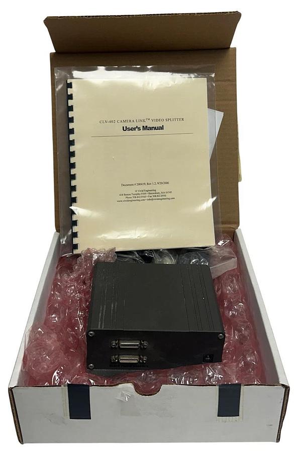 Used VIVID ENGINEERING CLV-402 / 660.003102 LINK VIDEO SPLITTER ASSY OEM USNP