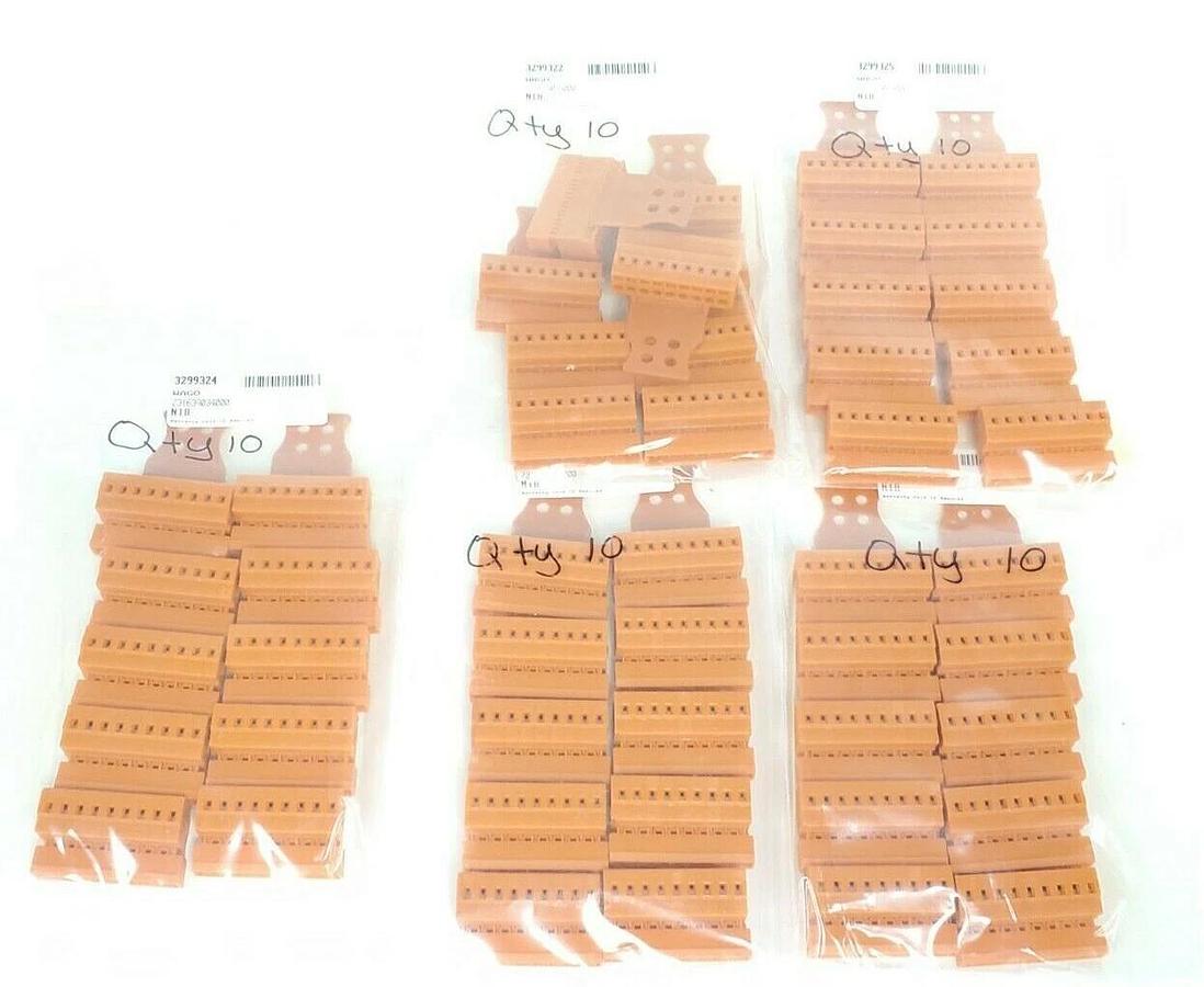 BOX OF 50 NEW WAGO 231-639/034-000 TERMINAL BLOCK ORANGE SERIES 231