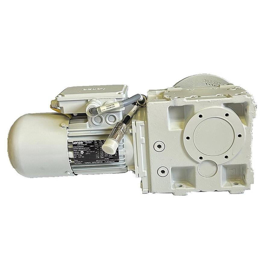 Used NEW LENZE GKS05-3MVAK-071C42 / MDEMARS07-42 MOTOR W/ TTV TV3130 GEARBOX 13296525