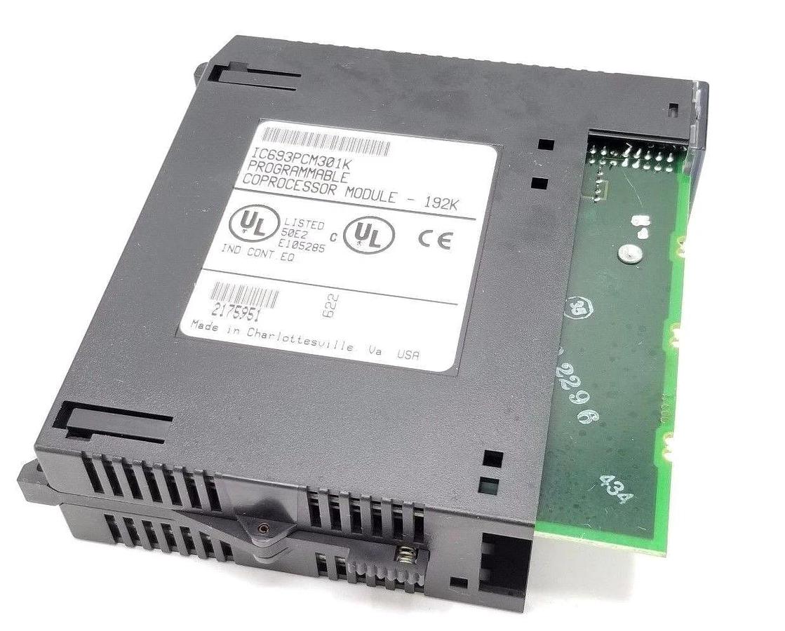 Used GE FANUC IC693PCM301K PROGRAMMABLE COPROCESSOR MODULE 192K