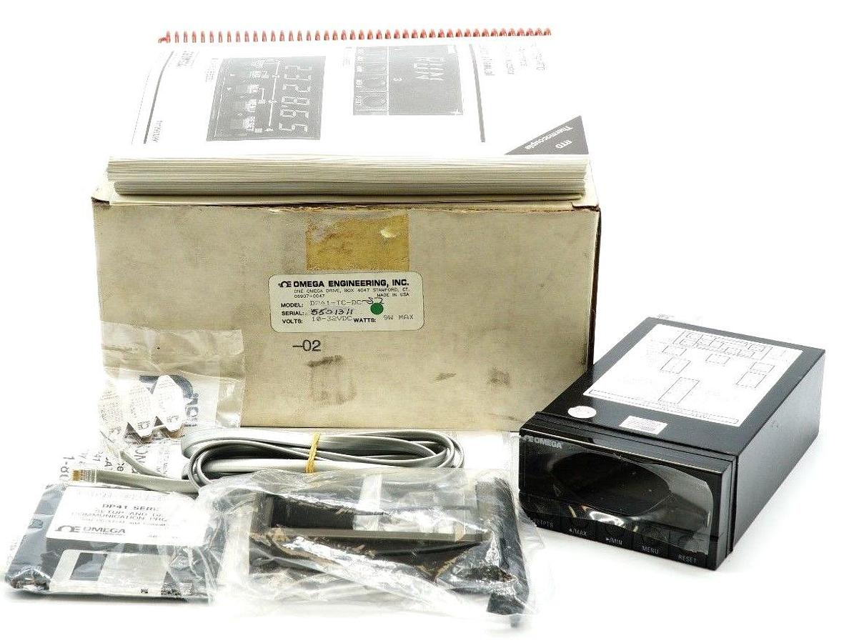 Used NIB OMEGA DP41-TC-DC-S2 HIGH PERFORMANCE TEMPERATURE INDICATIOR DP41TCDCS2