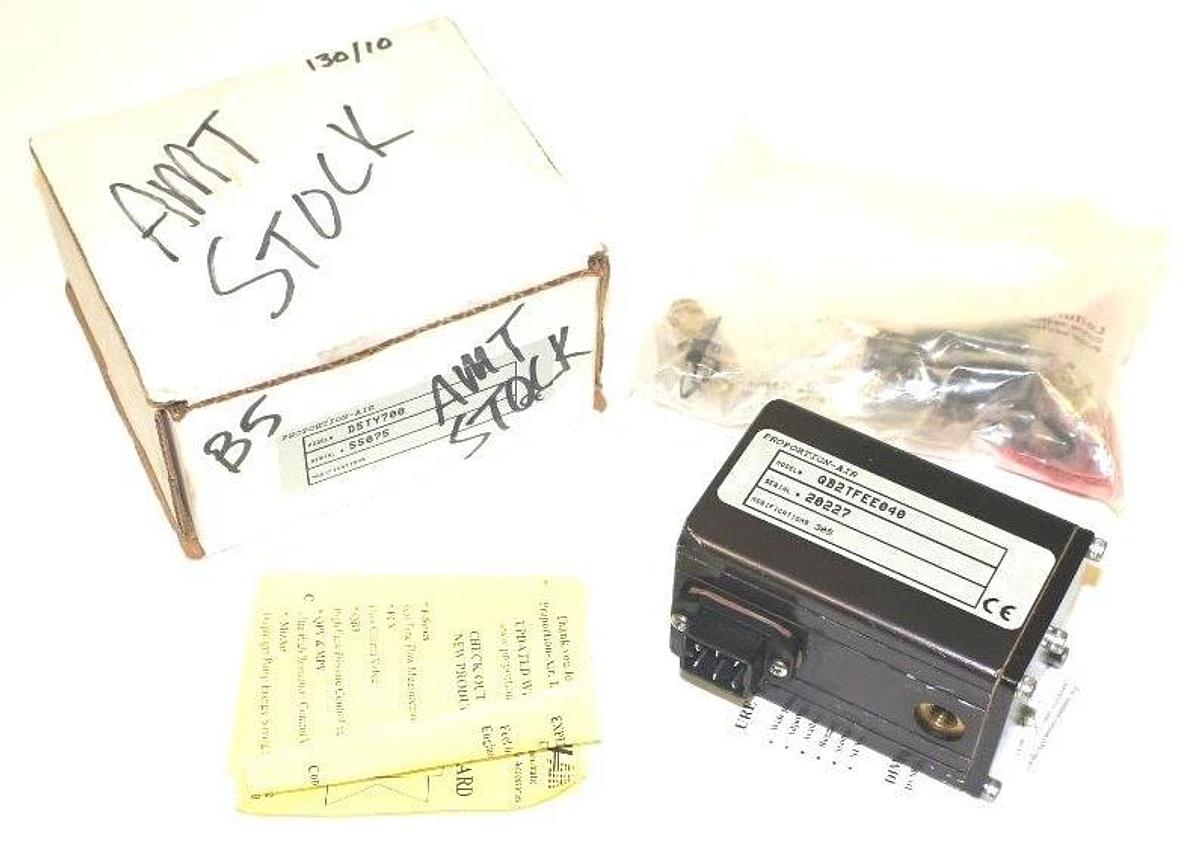 Used PROPORTION AIR INC. QB2TFEE040 PRESSURE CONTROL VALVE MODIFICATIONS 305