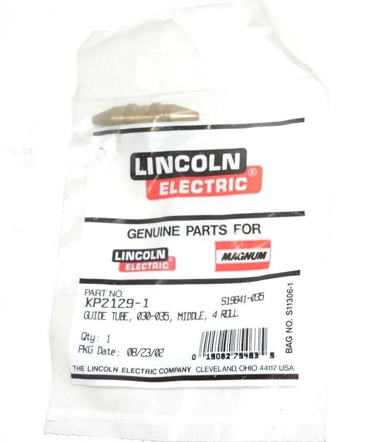 Used NEW LINCOLN ELECTRIC KP2129-1 GUIDE TUBE, 030-035, MIDDLE, 4 ROLL