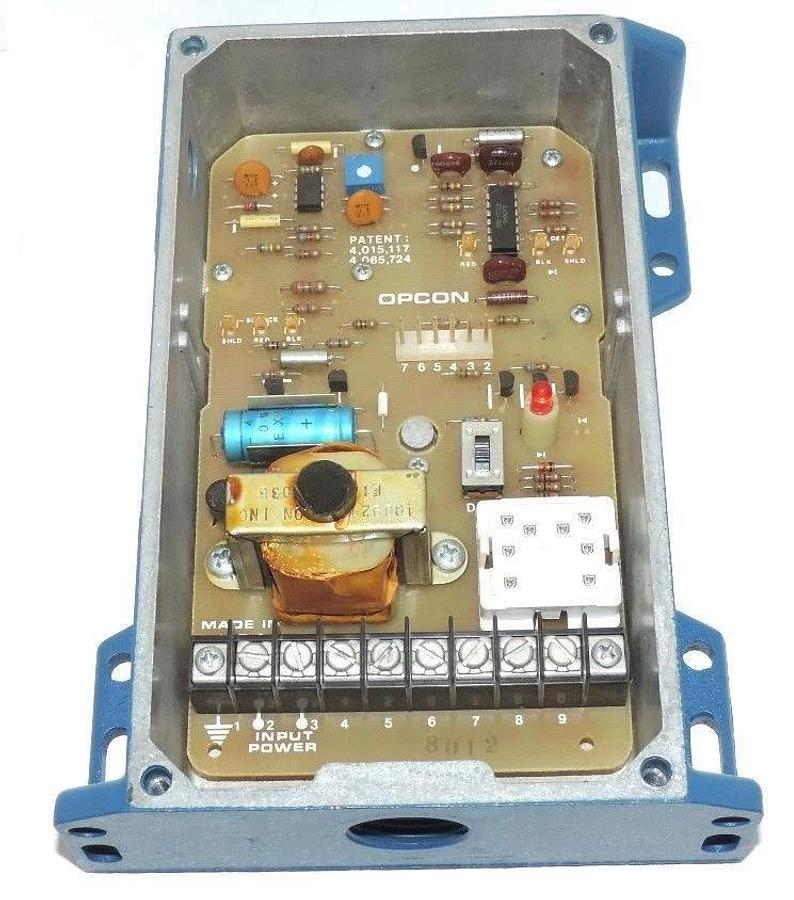 Used OPCON MODEL 8170A-6501 DEMODULATOR PART NO. 101163, 115 VOLTS CONTROL UNIT