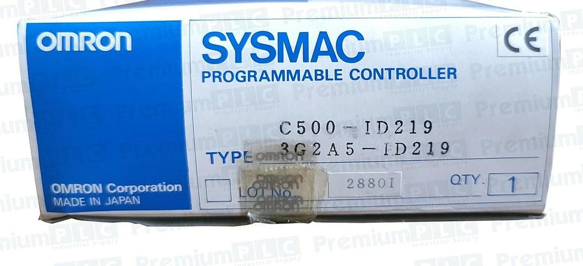 NEW OMRON C500-ID219 / C500ID219 SYSMAC INPUT UNIT 24VDC, 7mA 3G2A5-ID219