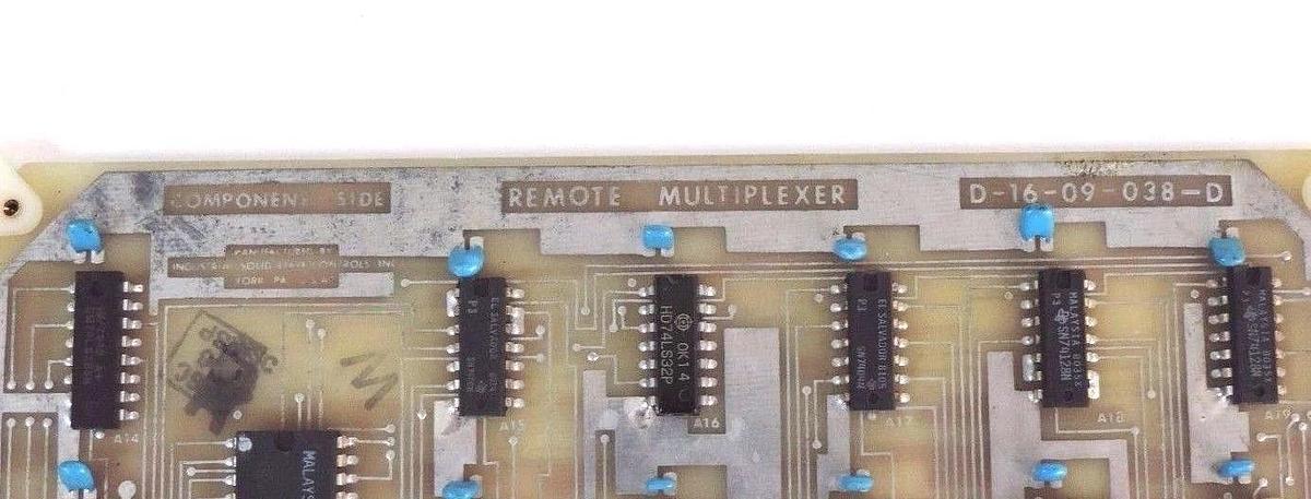 Refurbished REPAIRED ISSC 320-RMIA REMOTE MULTIPLEXER BOARD D-16-09-038-D