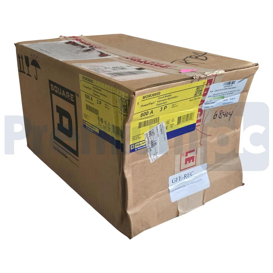 Square D MGM36600 PowerPact M-Frame Circuit Breaker 3-Pole 600A 600V NSFS