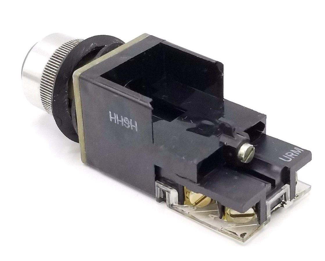 Used ALLEN BRADLEY 800MR-B6 PUSHBUTTON SER. A RED W/ 800M-XAK SER. A
