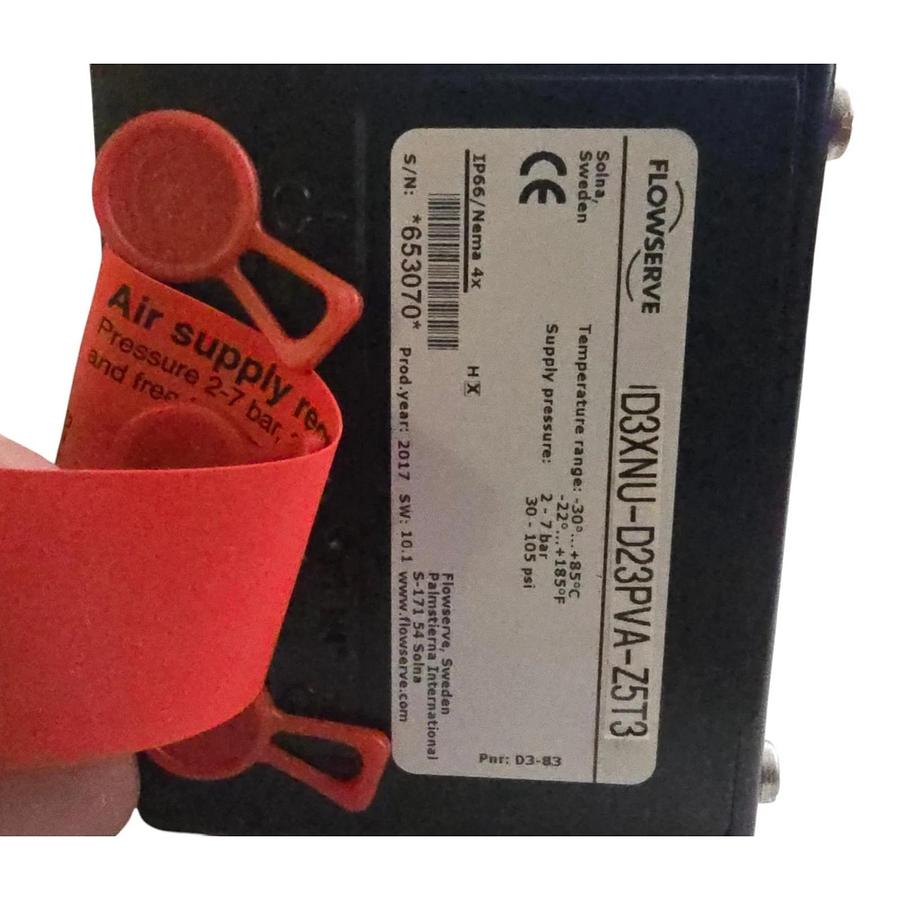 Flowserve PMV D3 Smart Valve Digital Positioner D3XNU-D23PVA-Z5T3 - HART NSMP