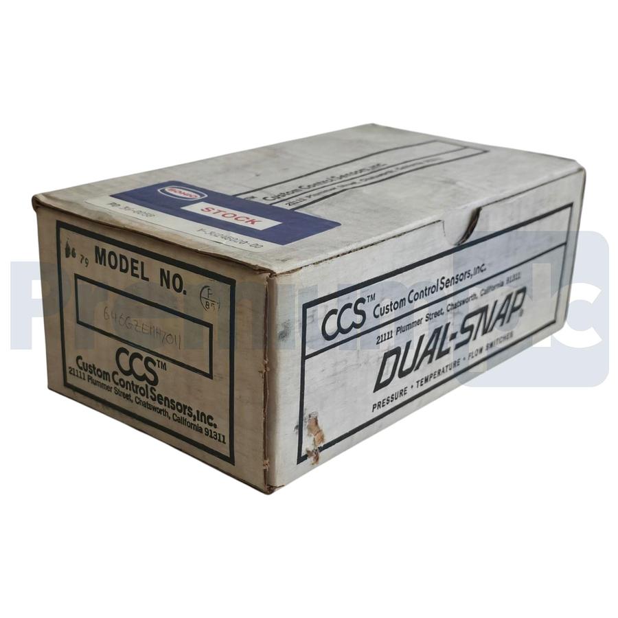 Used CCS Custom Control Sensors 646GZEM11-7011 Dual-Snap Pressure Switch 18-150psi Ex