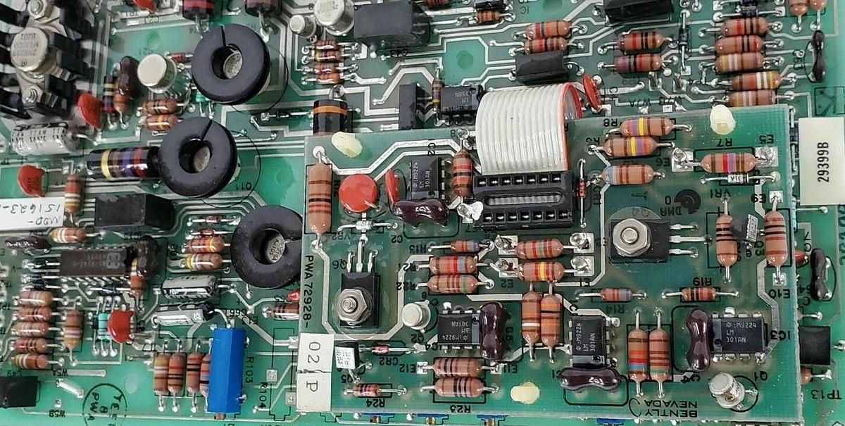 Used BENTLY NEVADA 72937-XX-04-01-XX-XX INDICATOR BOARD PWB 40437-01 H PWA 72928-02