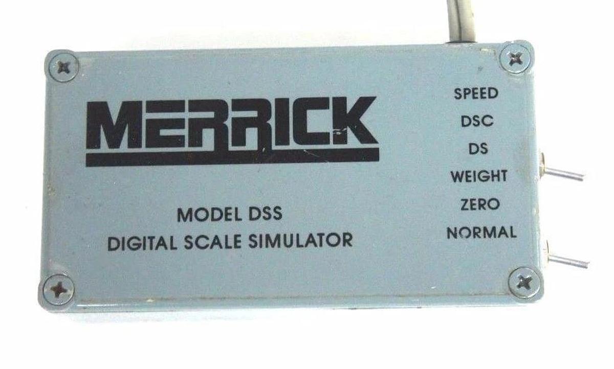 Used MERRICK MODEL DSS DIGITAL SCALE SIMULATOR SPEED DSC WEIGHT ZERO