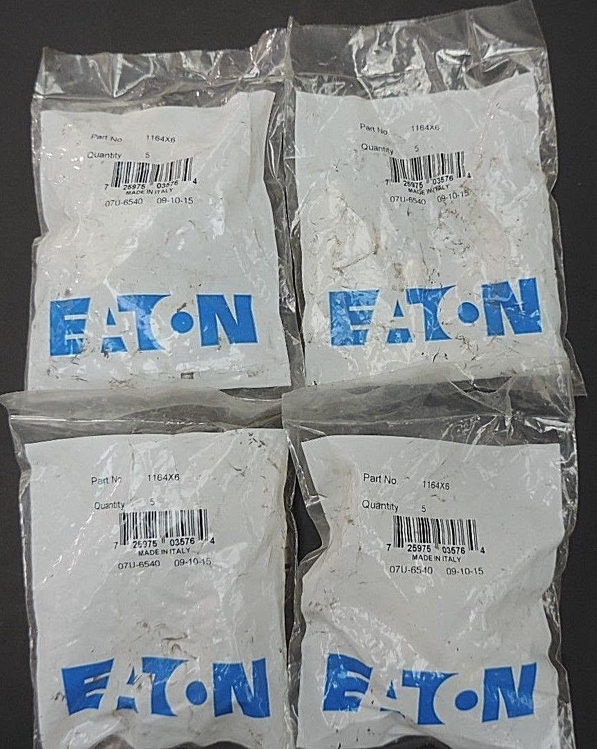 LOT OF 20 NEW EATON 1164X6 PUSH-ON TEE 3/8" TUBE UNIONS