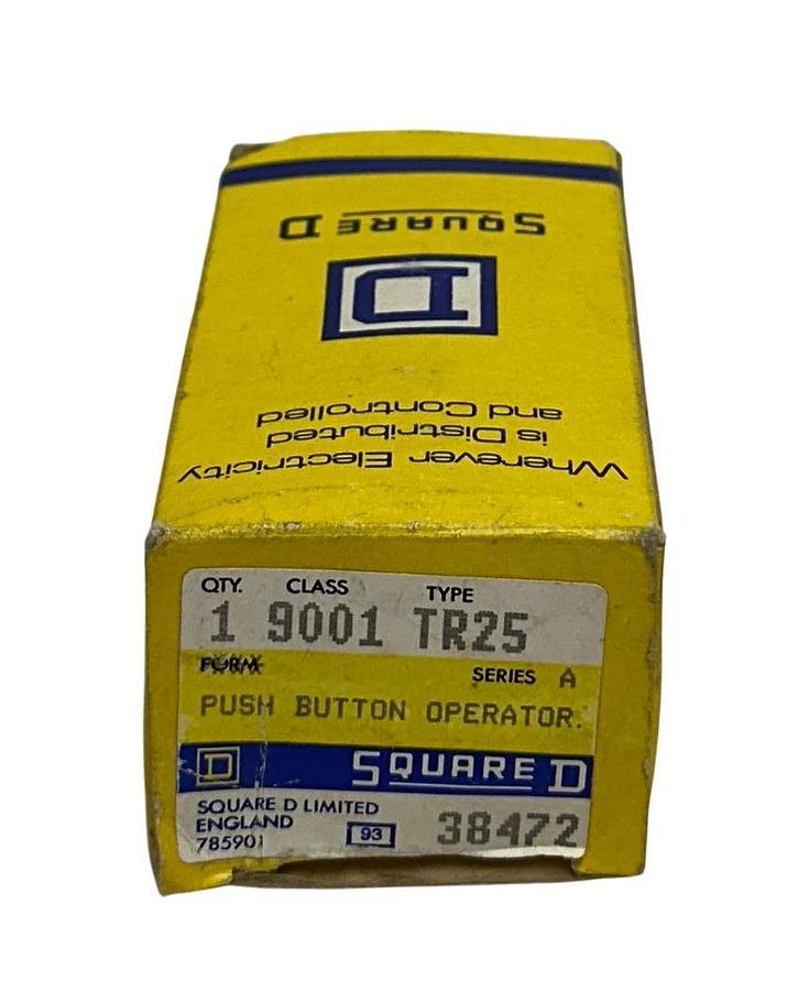 3 SQUARE D 9001 TR25 / 9001TR25 PUSH BUTTON OPERATORS Series A MUSHROOM OEM NSMP