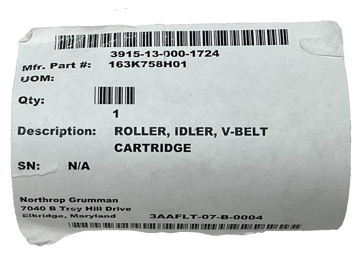Used Conveyor V-Belt Cartridge Idler Roller 163K758H01 3915-13-000-1724 NEW SURPLUS