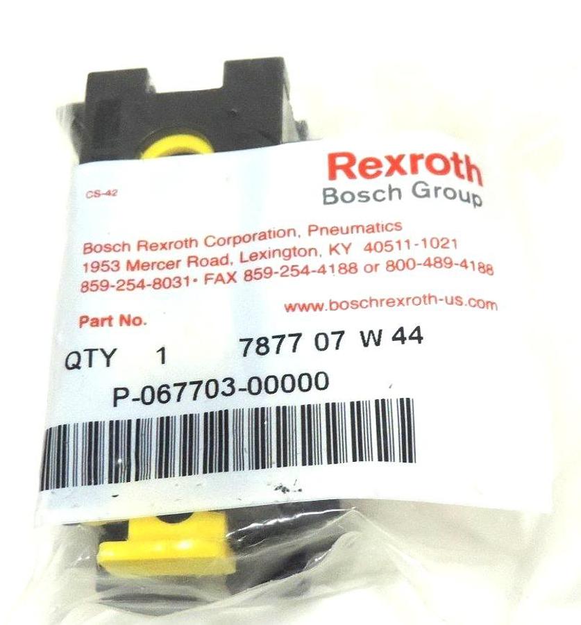 Used NEW BOSCH REXROTH P-067703-00000 VALVE BODY MANIFOLD 7877 07 W 44
