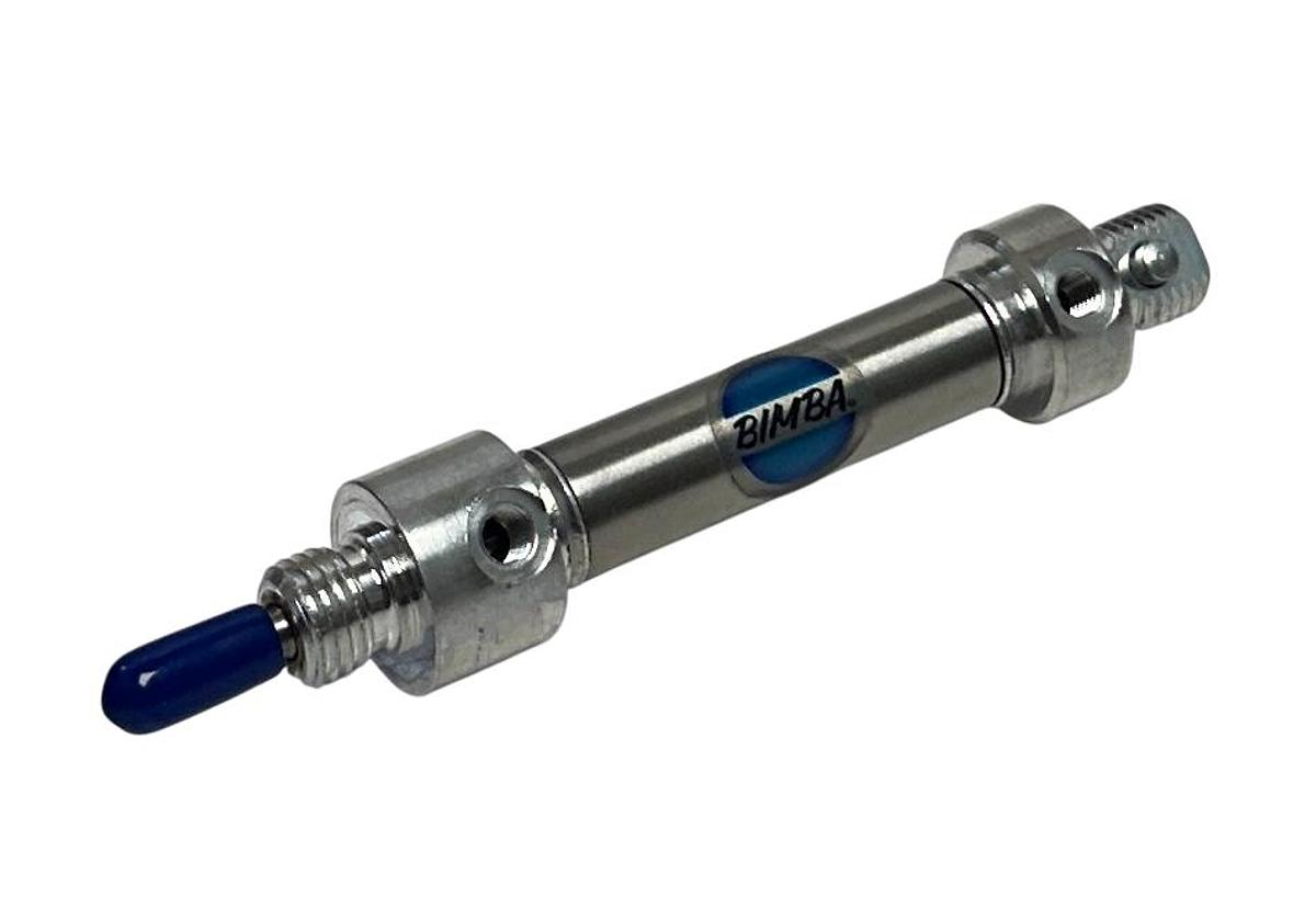 Used BIMBA 011-DP / 011DP PNEUMATIC AIR CYLINDER DOUBLE-ACTING 7/16'' BORE NSNP