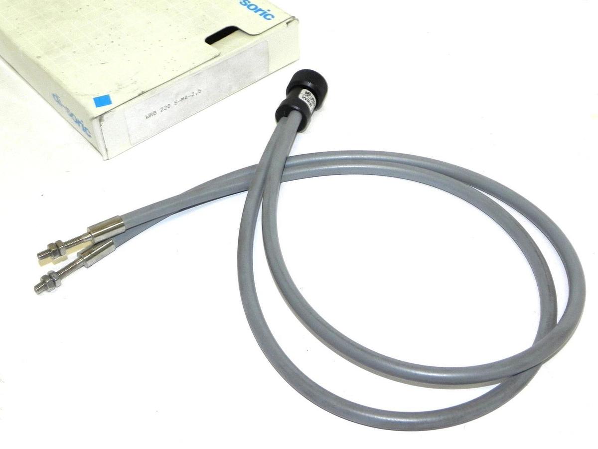 Used NIB DI-SORIC WRB 220 S-M4-2.5 GLASS FIBER-OPTIC CABLE WRB220SM425