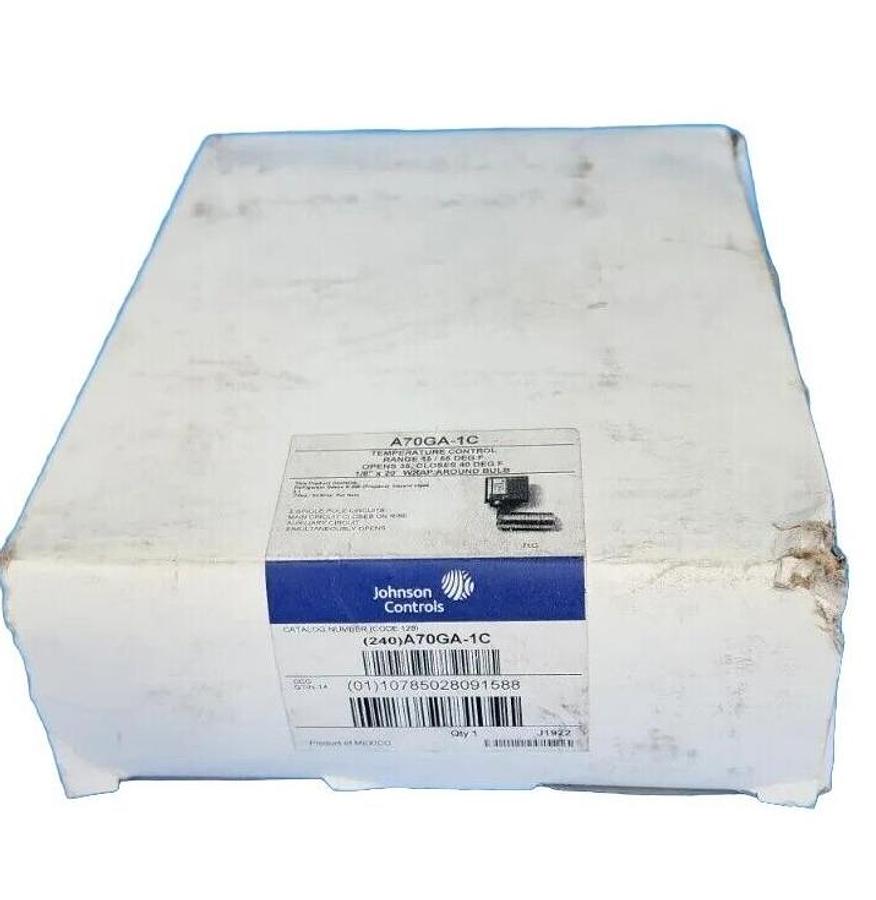 Used NIB JOHNSON CONTROLS A70GA-1C TEMPERATURE CONTROL 15 / 55 DEG F