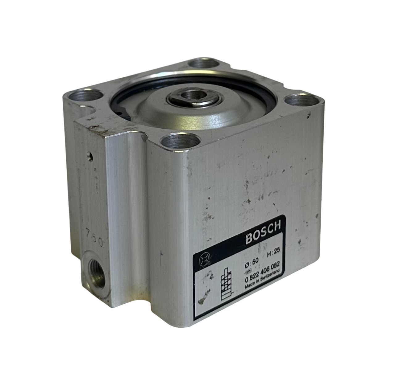 Used NEW BOSCH 0 822 406 082 / 0822406082 PNEUMATIC CYLINDER H:25 0:50