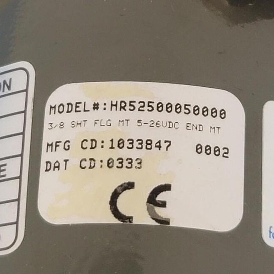 Used NEW DYNAPAR HR52500050000 ENCODER 3/8'' SHT FLG MT 5-26VDC END MT