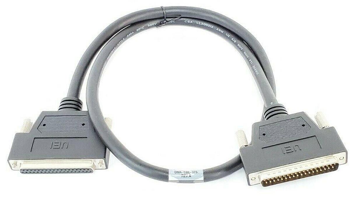 Used NEW UNITED ELECTRONIC IND. DNA-CBL-37S MALE-FEMALE CABLE 37 WAY