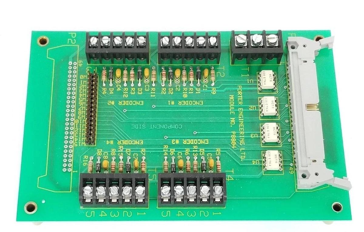 Used PORTER ENGINEERING GREENSPRING P8804 ENCODER BOARD (IN BOX)