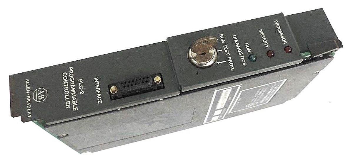 Used ALLEN BRADLEY 1772-LN2 SER. A, FIRMWARE REV. 2, PLC-2 MINI PROCESSOR W/ KEY