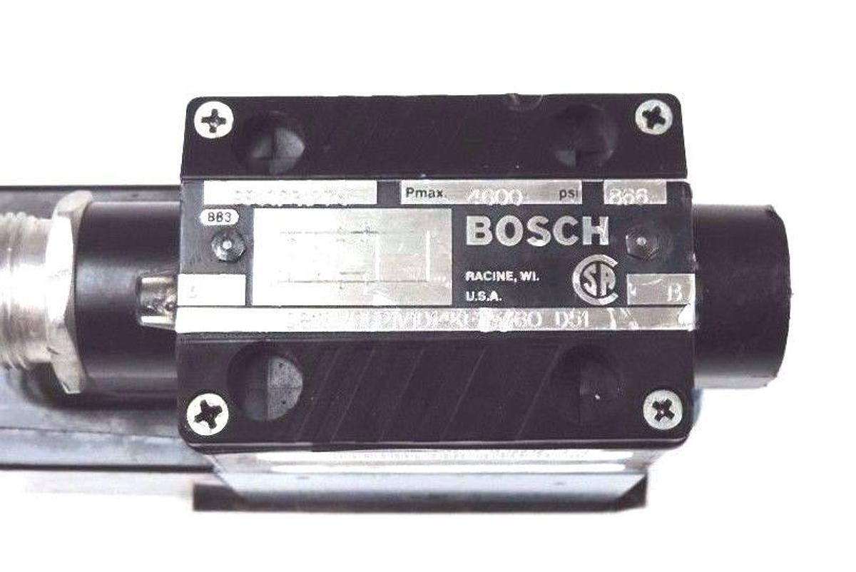 Used NEW BOSCH REXROTH 9810231276 CONTROL VALVE 081WV06P1V1014KE115/60 D51 W/ COIL