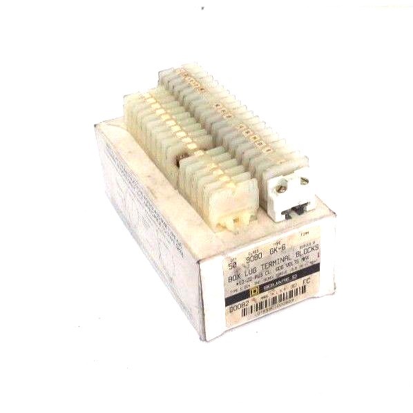 Used LOT OF 34 SQUARE D 9080-GK6 BOX LUG TERMINAL BLOCKS RAIL MOUNT 2 POS