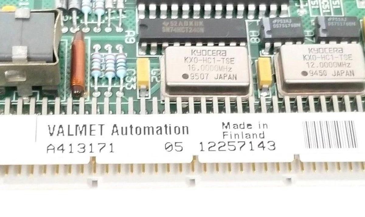 Used VALMET AUTOMATION A413171 05 PIC CONTROL MODULE 420197-1B PIC51 V1.4 8F60