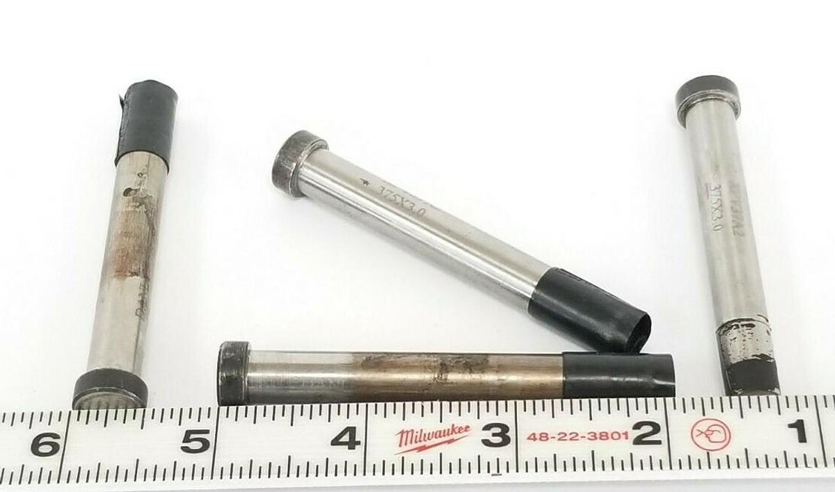 Used LOT OF 4 DANLY XPV37A2 DIE PUNCHES .375x3.0 3'' IN. OAL