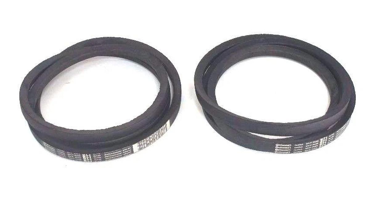 Used LOT OF 2 NEW CONTINENTAL HY-T PLUS B71 (5L740) MATCHMAKER V-BELTS, 5L740