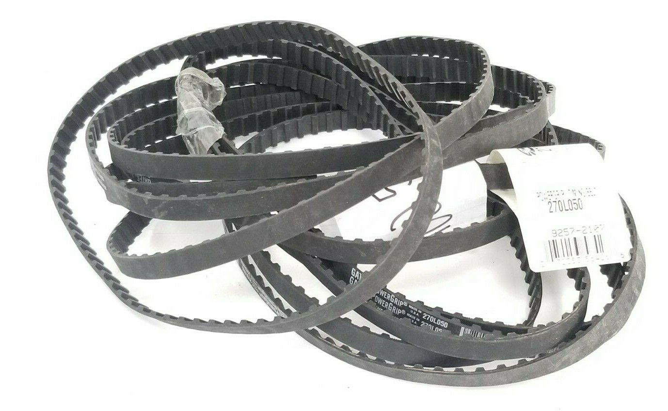 Used LOT OF 11 NEW GATES 270L050 9257-2107 POWERGRIP TIMING BELTS