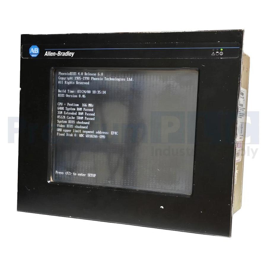 Used USED ALLEN BRALDLEY 6181-ABAABBZZZ /B FLAT PANEL INDUSTRIAL COMPUTER RAC 6181